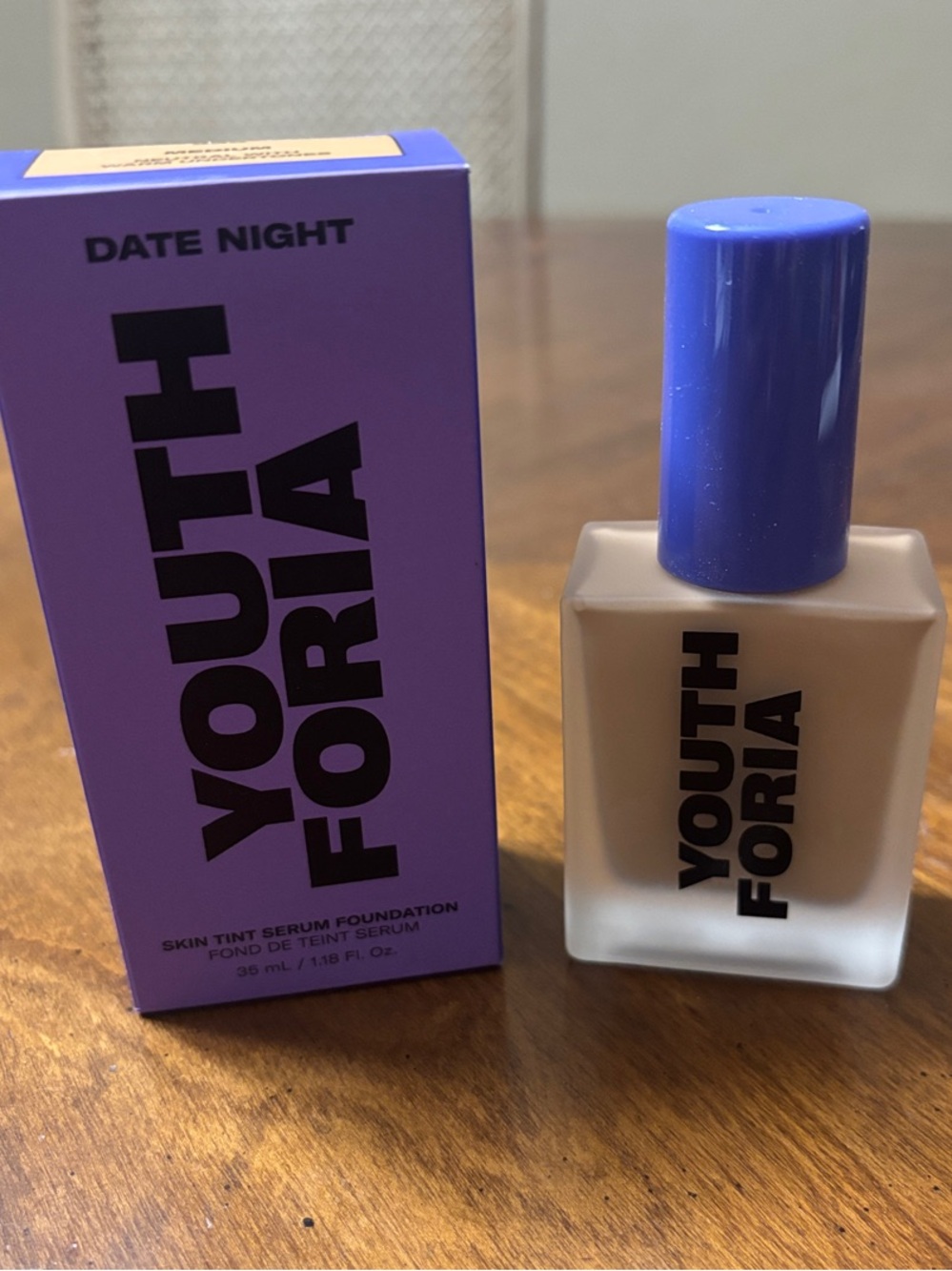 Youthforia Date Night Skin Tint Serum Foundation - 330 Medium